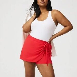 NWT Torrid Red Skort